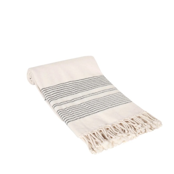 Olive & Linen Turkish Bath Towel Set - Picture 2 of 7